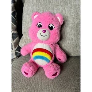 Care Bears 14" Cheer Bear - Pink Plushie for Ages 4+ - Perfect Stuffed Animal